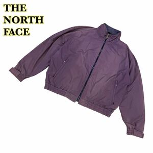 THE NORTH FACE ザノースフェイス　ナイロンジャケット ジップジャケット　ブルゾン　紫　Lサイズ　【AY1504】