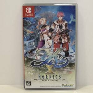 【1円～】YS X NORDICS switch スイッチ ゲーム ソフト 任天堂 nintendo ファルコム イースX ノーディクス 動作確認済【中古品】