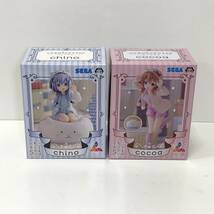 【1円～】チノ・ココア「ご注文はうさぎですか？BLOOM」Luminasta 2種セット プライズ フィギュア ごちうさ chino cocoa 【中古品】_画像1