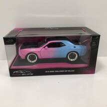 【1円~】ピンクスリップ ダッジ チャレンジャー 2015 DODGE CHALLENGER SRT HELLCAT ヘルキャット 車 フィギュア 【中古品】_画像1