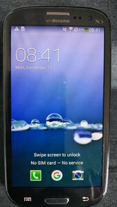 【ジャンク品】docomo Xi SC-03E Samsung GALAXY S3α ワンセグ搭載