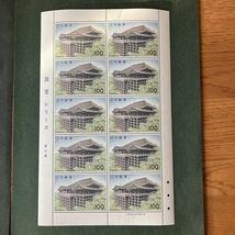 切手シート　国宝シリーズ第5、6集　松本城、清水寺_画像3