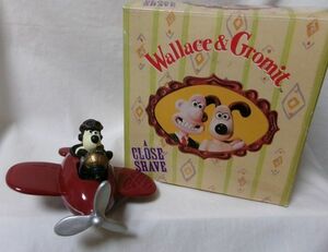 ウォレスとグルミット、危機一髪! Wallace and Gromit フィギュア 飛行機とパイロットグルミット vivid imaginations