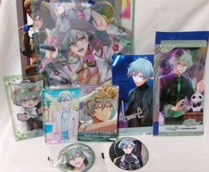 アイナナ アイドリッシュセブン ZOOL 亥清悠 推しグッズ8点セット カプセル缶バッジ アクリルブロック クリアしおり ブロマイド