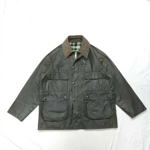 Mint 80s Barbour bedale　c40　バブアー　ビデイル　 2クラウン　2クレスト　YKK棒ジップ 　4ポケット