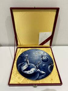 ☆ Meissen マイセン 星の王子さま プレート 壁掛け皿 絵皿 飾り皿 食器 1989年