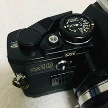 【シャッターOK・倉庫整理品】OLYMPUS　OM10 ブラック マニュアルアダプター付き SIGMAズームレンズ付き_画像4