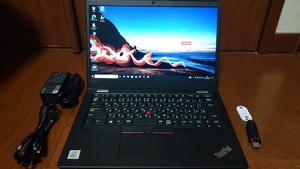 【超美品・中古】ThinkPad L13 Gen1（Corei7-10510U、SSD：512GB、メモリ16GB、フルHD液晶、Win10Pro）