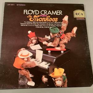 LP(米盤)●フロイド・クレーマー(ピアノ)FLOYD CRAMER／PLAYS THE MONKEES※モンキーズのカバー・アルバム●良好品！