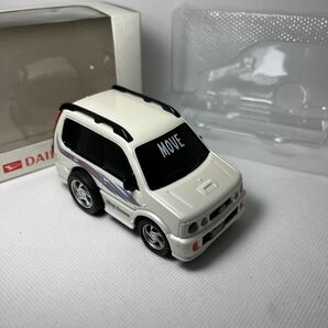 ミニカー ダイハツ 2代目ムーヴカスタム エアロダウンカスタム プルバックカー 非売品 カラーサンプルの画像3