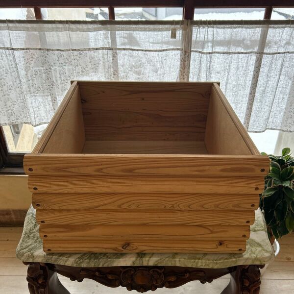 丸太風マルチボックス 材カントリー木箱 ボックス