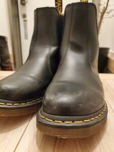 ドクターマーチン チェルシーブーツ スムースレザー サイトゴア 2976 黒 UK10 Dr.Martens 極美品 29cm