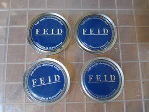 FEID　青 センターキャップ 4個　送料180円