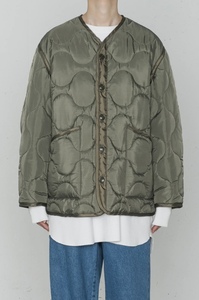 23aw HYKE QUILTED LINER JACKET ハイク キルティング ジャケット オリーブ サイズ3 新品