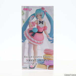 【中古】[FIG]初音ミク Exc∞d Creative Figure SweetSweets-マカロン- キャラクター・ボーカル・シリーズ01 初音ミク フィギュア プライズ