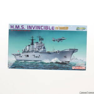 【中古】[PTM]SCALE MODERN SEA POWER SERIES 1/700 HMS INVINCIBLE 25th FALKLANDS WAR ANNYVERSARY PREMIUM EDITION プラモデル(7072) DR