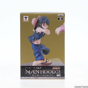 【中古】[FIG]モンキー・D・ルフィ ワンピース DXF MANHOOD2-モンキー・D・ルフィ- ONE PIECE フィギュア プライズ(36773) バンプレスト(61