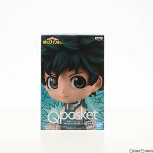 【中古】[FIG]緑谷出久(みどりやいずく) 僕のヒーローアカデミア Q posket-緑谷出久&爆豪勝己&麗日お茶子- フィギュア プライズ(2639700)