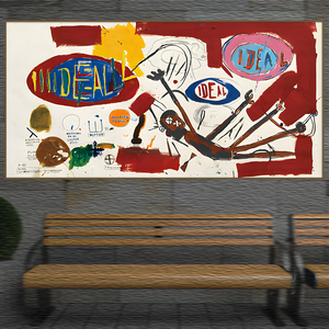 バスキア Basquiat ポスター 30x60cm 海外 北欧 アート インテリア 雑貨 グッズ 絵 絵画 グラフィティ 画家 ジャン ミシェル 9