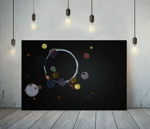 Art hand Auction Wassily Kandinsky KADINSKY Luxury Canvas Framed Poster Picture A1 Art Panel Scandinavian Overseas Painting Goods Interior 3, printed matter, poster, others