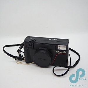 Nikon ニコン フィルムカメラ L35AD レトロ AD ストラップ付 コンパクトカメラ 外装綺麗 動作未確認