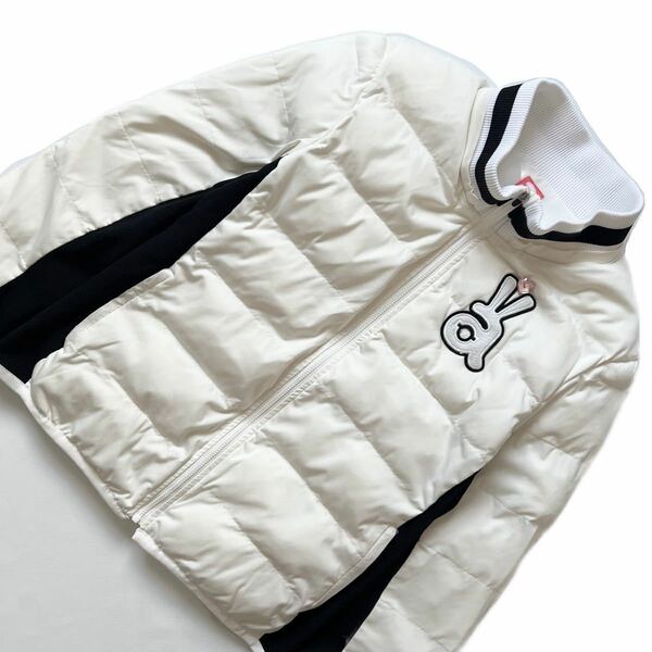 【送料無料】ARCHIVIO アルチビオ ダウンジャケット　レディース　中綿入り　ゴルフ　L 40 ホワイト　白　コート　GOLF