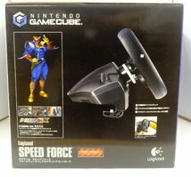 【未使用・長期保管品】GC Logicool SPEED FORCE/スピードフォース フォースフィードバックステアリングコントローラ LPRC-10000☆２_画像3