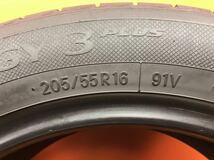 10t-134) 205/55R16 TOYO Nano Energy 3 plus 2022年 7.5分山 2本_画像2