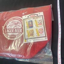 送料無料　新品　未使用　レア　KIRIN BEER　キリンビール　一番搾　復刻版　ミニトートバッグ　ゴルフボールバッグ　小物入エコ昭和レトロ_画像3