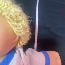 キャベツ畑人形 Cabbage Patch Kids 1982 Doll Boy Blonde Hair Football Uniformレトロ ビンテージ ぬいぐるみ _画像3