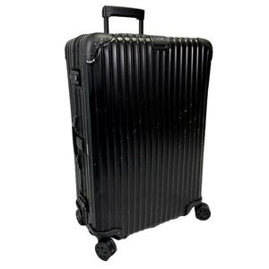 1円 極上 RIMOWA リモワ トパーズ ステルス 82L 986.14 アルミ 大容量 ４輪 キャリーケース スーツケース ブラック 黒 2