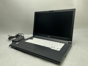 ★1円スタート★第7世代★富士通 LIFEBOOK A577/V Core i5 7300U 8GB★現状引渡★ストレージ/OS無★BIOSまでの動作確認★液晶割れ★AC付★