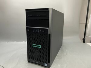 ★1円スタート★HP ProLiant ML30 Gen9 Xeon E3-1120 V6 8GB★現状引き渡し★ストレージ/OS無★BIOS起動までの動作確認★