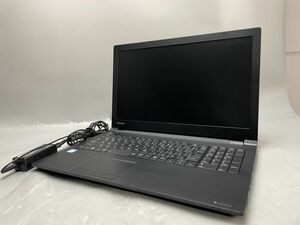 ★1円スタート★第7世代★東芝 dynabook B65/J Core i3 7100U 8GB 500GB★現状引き渡し★OS無★BIOS起動までの動作確認★AC付★