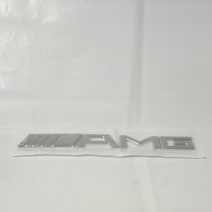 新品　長期保管品　メルセデス・ベンツ　AMG エンブレム　　シルバー