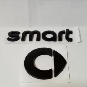 新品　長期保管品　メルセデス・ベンツ　スマート　smart エンブレム　2枚