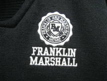 FRANKLIN MARSHALL◆フランクリンマーシャル 裏ボア スタジアム ジャンパー ジャケット イタリア製 メンズ サイズL ブラック_画像5