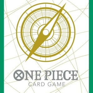 【新品】 ONE PIECE カードゲーム オフィシャルカードスリーブ 5 スタンダードグリーン 倉庫Sの画像1