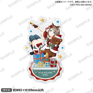 【新品】 ラブライブ!スクールアイドルフェスティバル きらりんアクリルスタンド Aqours クリスマスver. 渡辺 曜 倉庫S