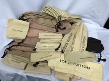 LOUIS VUITTON ルイヴィトン　布袋　巾着袋 保存袋 ガーメントカバー　大きめ　大量　おまとめ　22枚セット_画像1