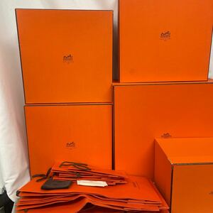 エルメス 空箱 HERMES BOX 紙袋 オレンジボックス バーキン　ピコタン　セット　おまとめ