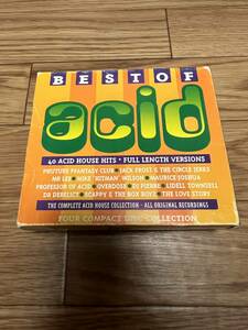 BEST OF ACID HOUSE アシッドハウス 4枚組コンピレーション シカゴハウス Roland TB-303 Phuture Acid Trax