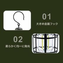 レトロ充電式　LEDランタン　キャンプライト　アウトドア　災害時　つや消し　カーキ　おしゃれ　クラシックデザイン　_画像5