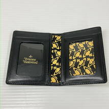 231190-008 VivienneWestwood ヴィヴィアンウエストウッド オーブ 牛革 2面　パスケース 箱付_画像6