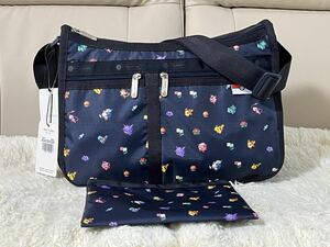 新品 レスポートサック LeSportsac 7507 DELUXE EVERYDAY BAG G862 ピカチュウアンドフラワーズ