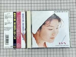 【CD|セル盤｜盤面良好｜帯付き】国武万里 / 君は青空に似ている　(廃盤) 1993/08/21 MECP-30016 4988030005577