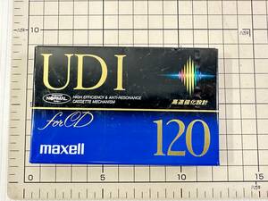 【新品・未開封】カセットテープ maxell マクセル UDI 120分 ノーマルポジション/TYPE