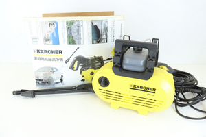 【通電OK】KARCHER JTK28 ケルヒャー 家庭用高圧洗浄機 清掃用品 掃除 外箱 付属品 ブラシあり 洗車 005IBFB21