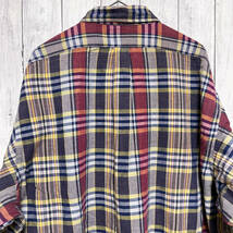 ラルフローレン Ralph Lauren チェックシャツ 長袖シャツ メンズ ワンポイント コットン100% XXLサイズ 5‐171_画像10