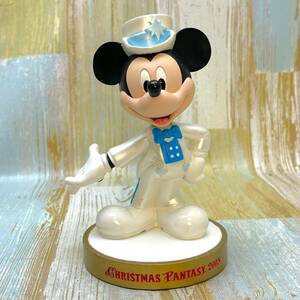 レア★ミッキーマウス Mickey Mouse クリスマス ファンタジー Christmas fantasy 2005 バブルヘッド 首振り フィギュア★ディズニー Disney